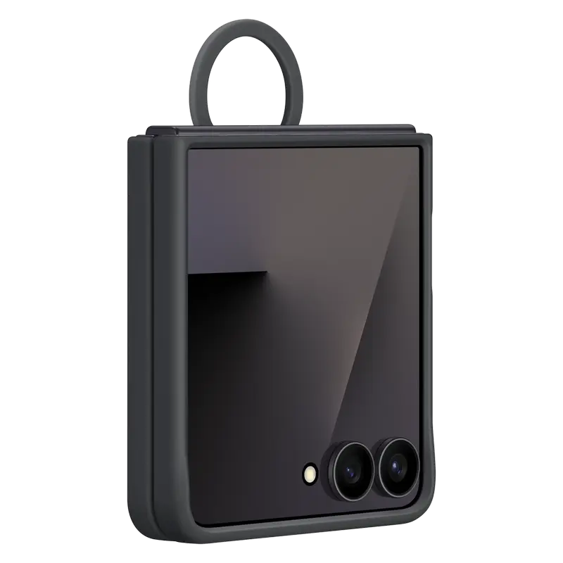 Husă Samsung Galaxy Flip 7 Ring Case Ring Negru