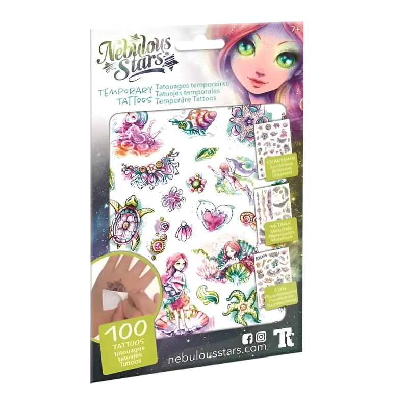 Nebulous Stars Temporary Tattoos