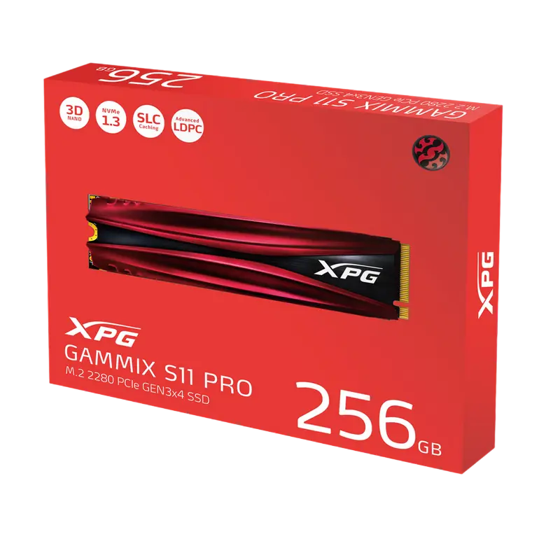 Накопитель SSD ADATA XPG GAMMIX S11 Pro XPG GAMMIX S11 Pro 256GB