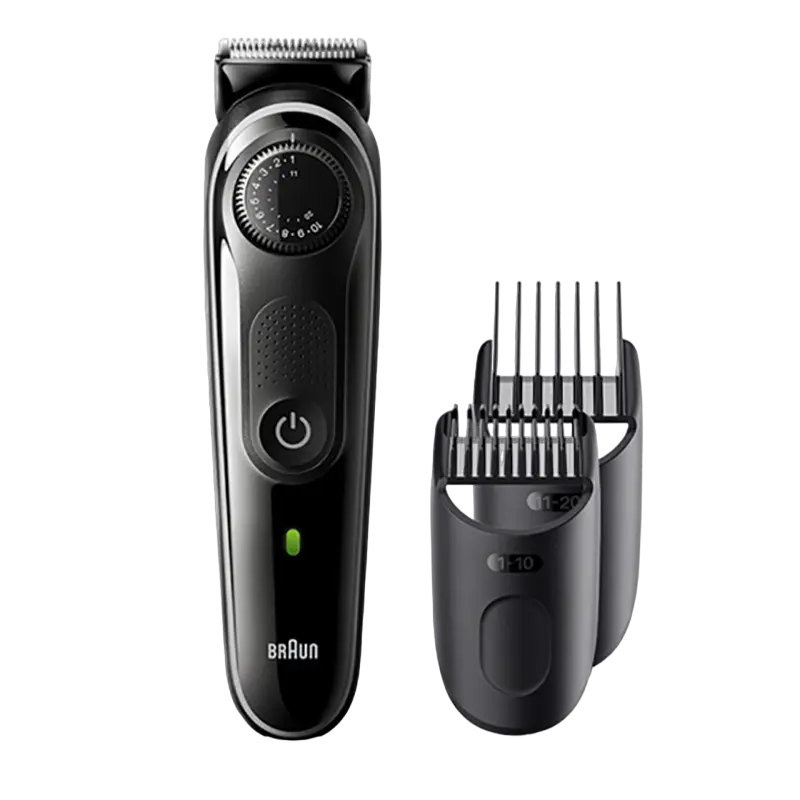 Мужской Триммер Braun BT5342 Чёрный | Серый