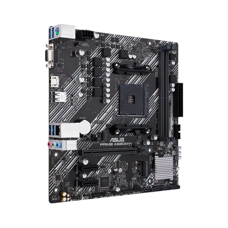 Материнская плата ASUS PRIME A520M-K AM4 Micro-ATX