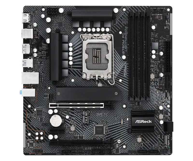 Placă de bază ASRock B760M PG LIGHTNING/D4 LGA1700 Micro-ATX