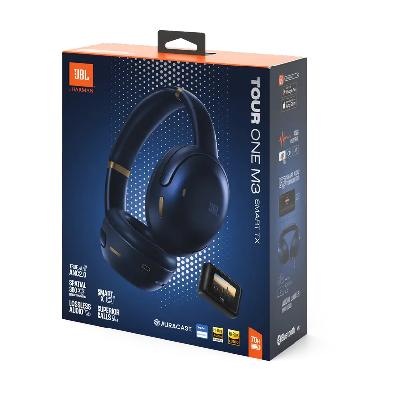 Наушники JBL Tour One M3 Smart TXT Синий