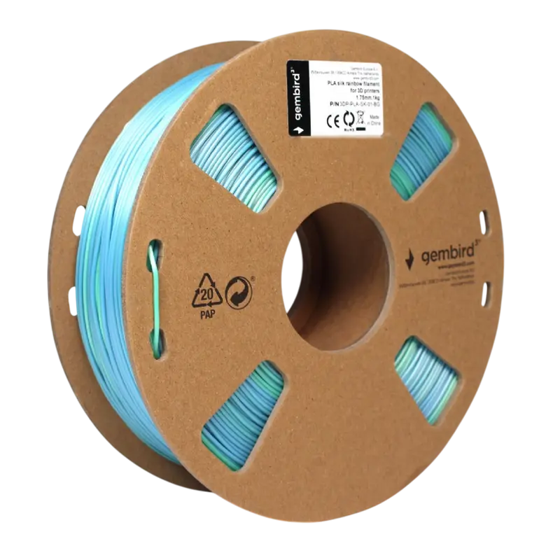 Нить для 3D-принтера Gembird 3DP-PLA-SK-01-BG Синий | Зеленый