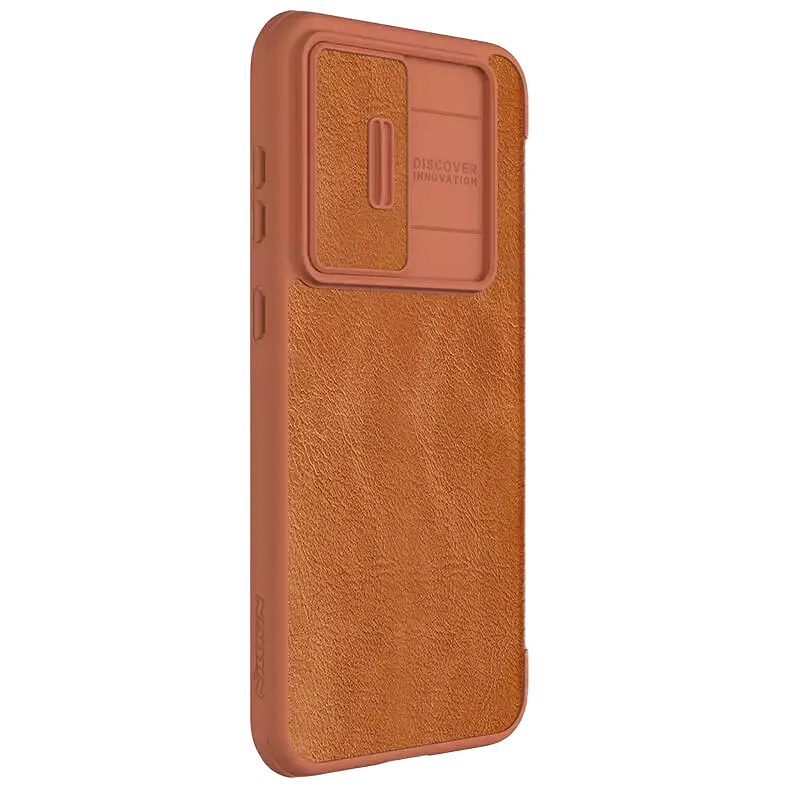Чехол книжка Nillkin Samsung Galaxy S23 FE Qin Pro Qin Pro Коричневый