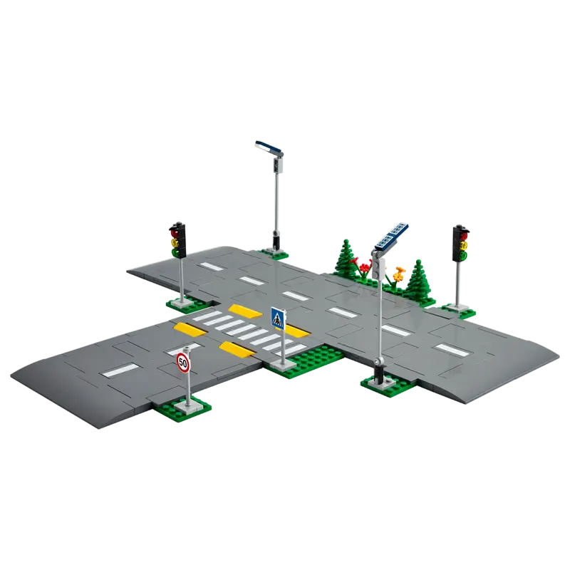 Constructor LEGO Road Plates Gri