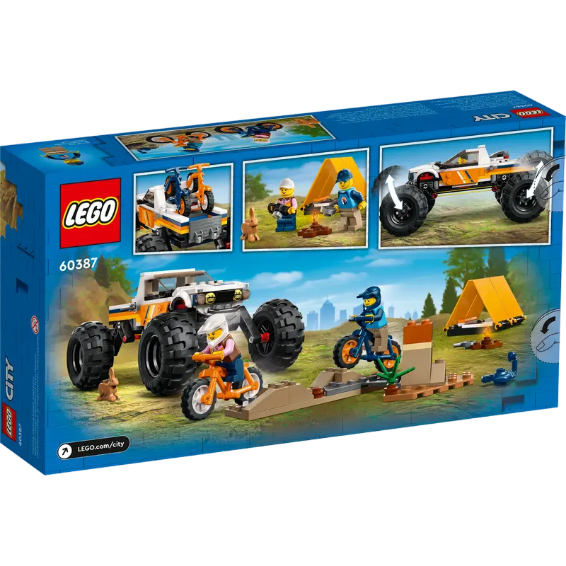 Конструктор LEGO 4x4 Off-Roader Adventures Разноцветный