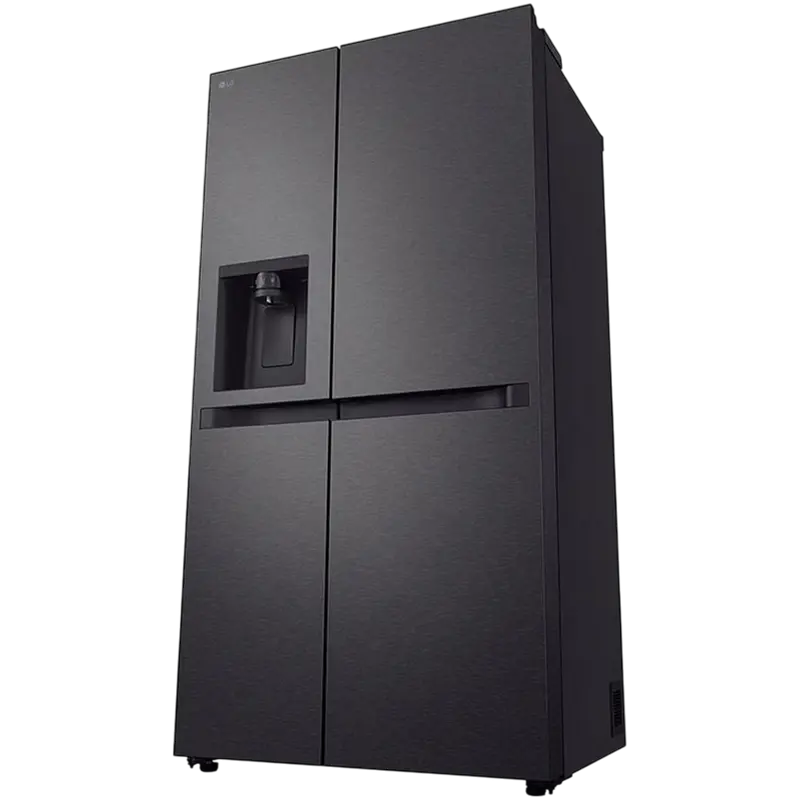Холодильник LG GSLC41EPPE, Матовый черный
