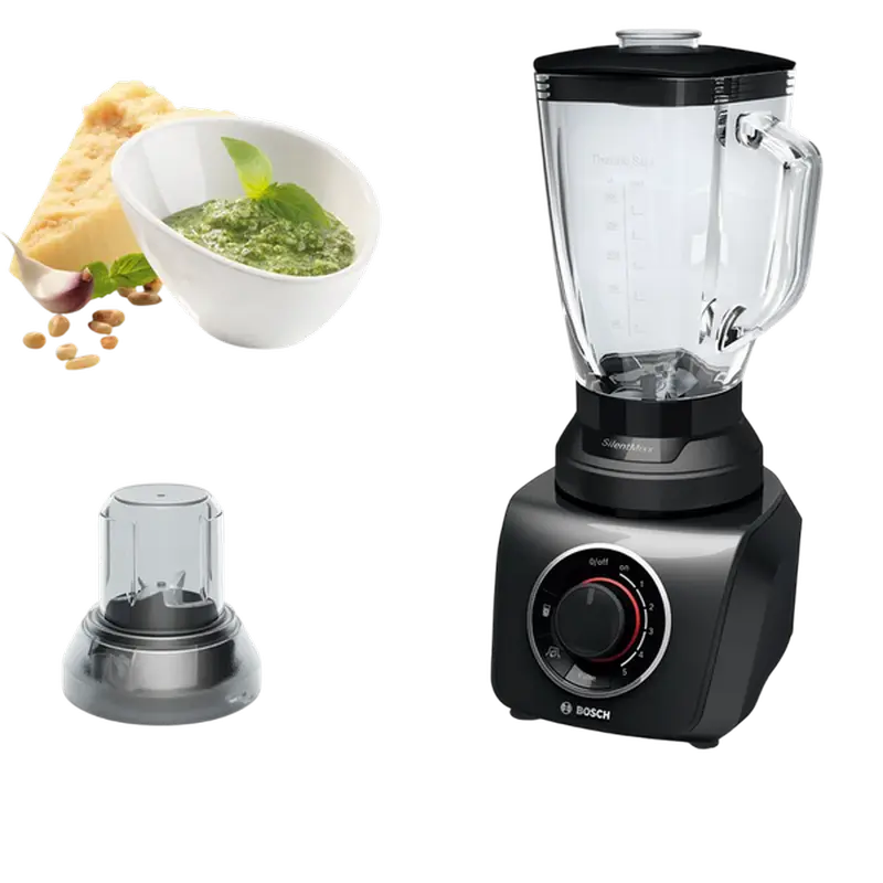 Blender staționar Bosch SilentMixx MMB43G2B Negru