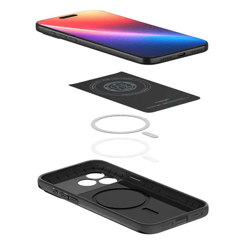 Чехол Spigen Apple iPhone 17 Pro Thin Fit Magsafe Thin Fit Mag Magsafe Чёрный