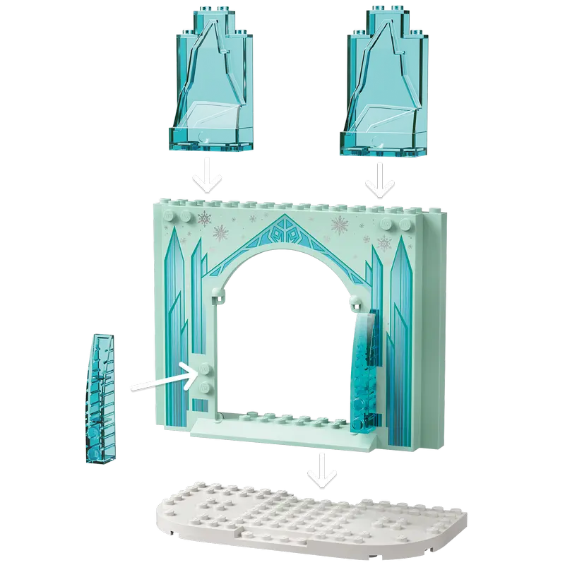 Конструктор LEGO Anna and Elsa's Frozen Wonderland Синий
