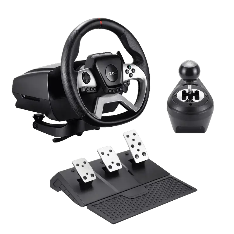 Игровой руль Genius SpeedMaster X5 FF Чёрный