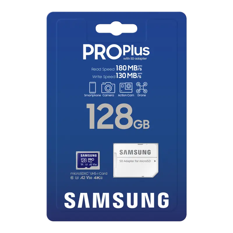 Карта памяти Samsung EVO Plus MicroSD 128ГБ