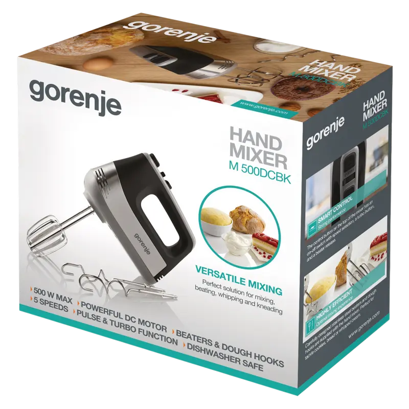 Миксер ручной Gorenje M500DCBK Черный