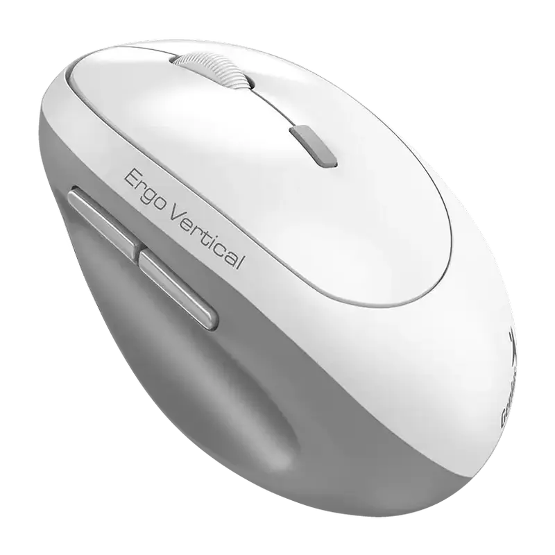 Беcпроводная мышь Genius Ergo 8350S Беспроводное Белый Серый