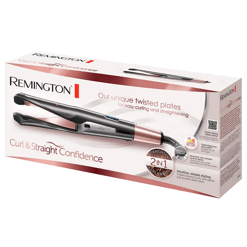 Плойка мультистайлер Remington S6606 Чёрный | Розовый