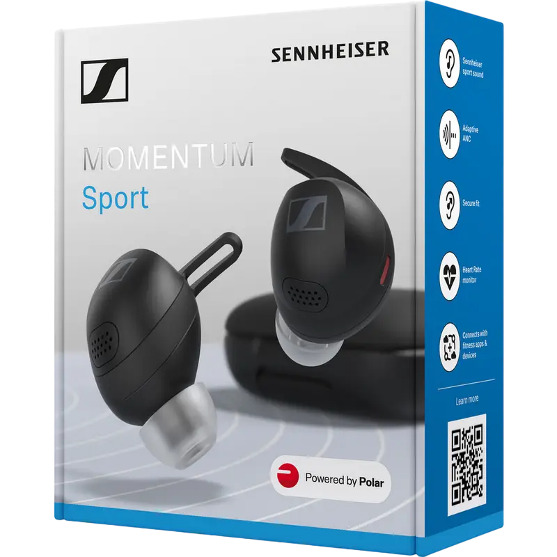 Наушники Sennheiser Momentum Sport TWS Чёрный
