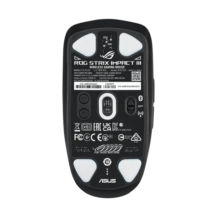 Игровая мышь ASUS ROG Strix Impact III Беспроводное Чёрный