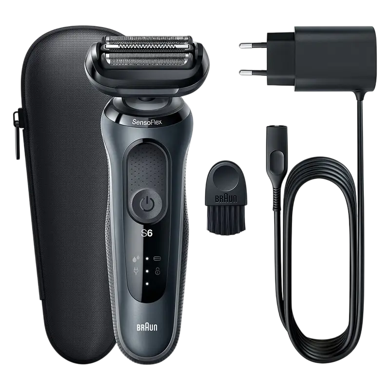 Электробритва мужская Braun Series 6 61-N1000s Wet & Dry Серый