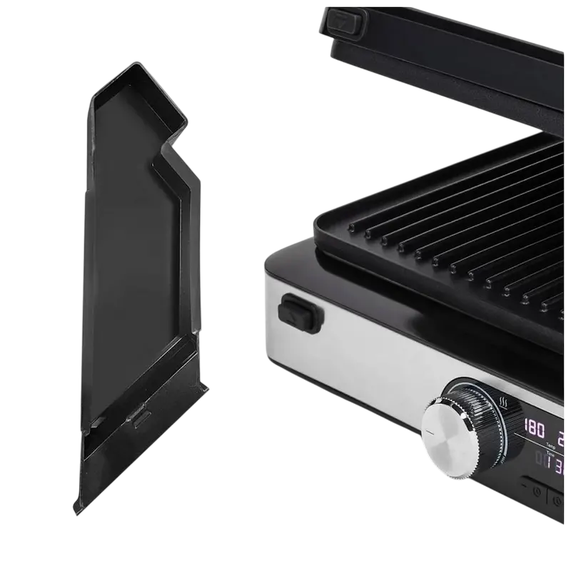 Электрический Гриль Polaris PGP 7001D, 2000Вт, Серебристый