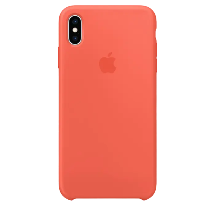 Husă Apple iPhone XS Max Silicone Case Husă din silicon Nectarină