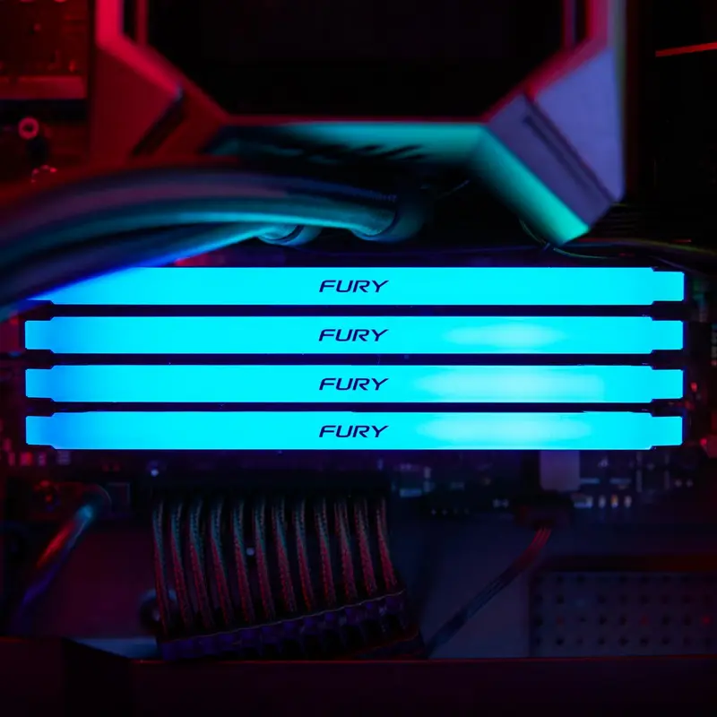 Оперативная память Kingston FURY Beast RGB FURY Beast RGB 8 ГБ Чёрный