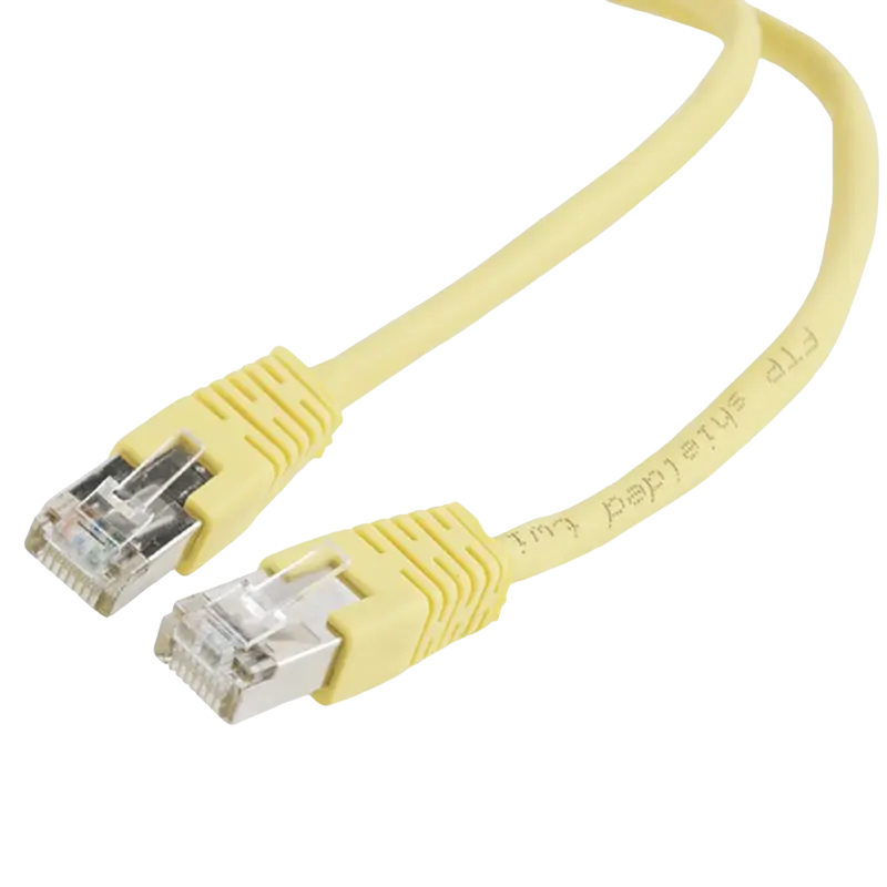 Patch cord Cablexpert PP22-0.5M/Y Galben