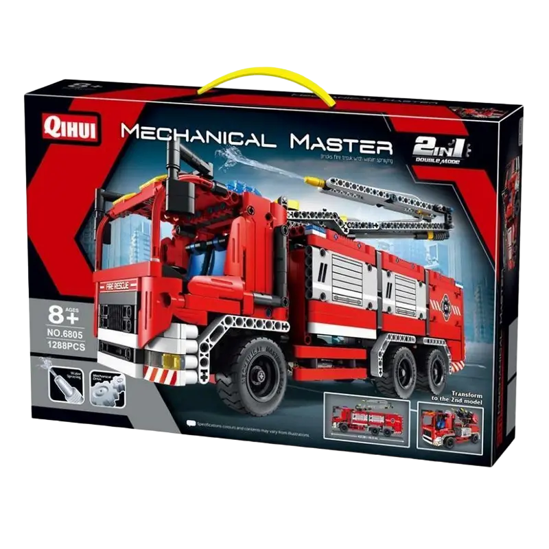 Конструктор iM.Master Fire Truck with Water Spraying Красный