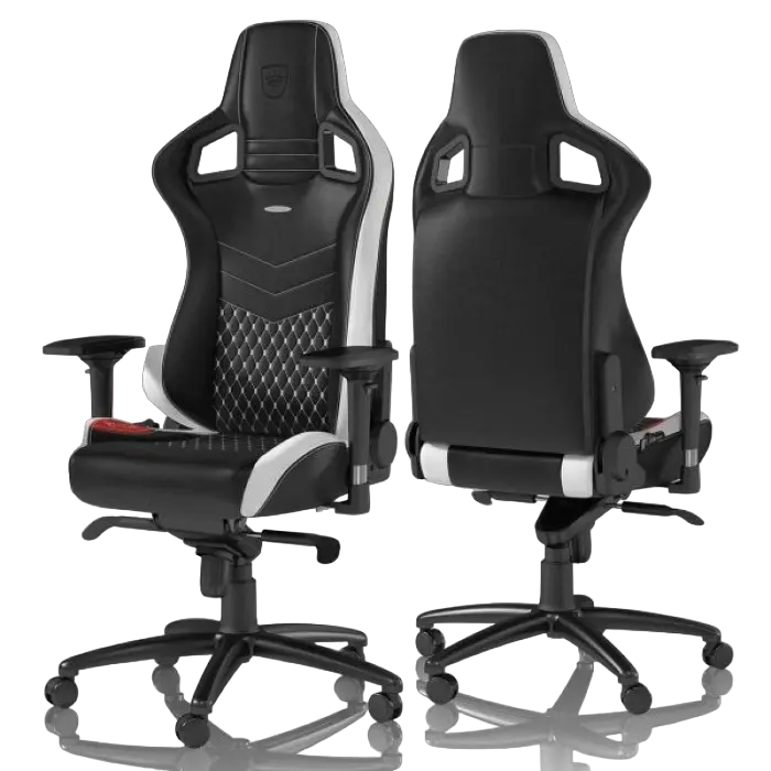 Игровое кресло Noblechairs Epic Искусственная кожа Черный/Красный/Белый