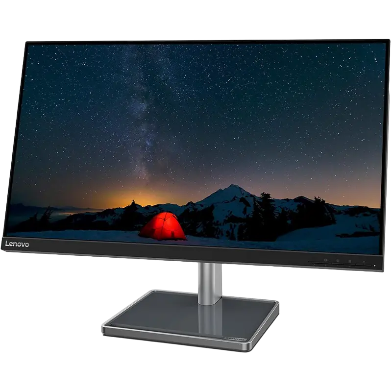 Монитор Lenovo L28u-35 Чёрный | Серебристый