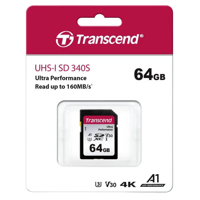 Карта памяти Transcend SDC340S 64ГБ
