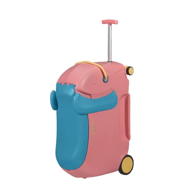 Valiză pentru bagaj Samsonite Dream Rider Deluxe Elephant Roz