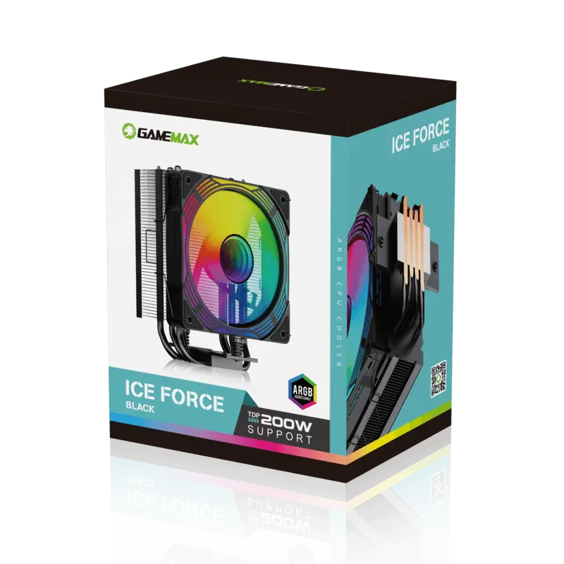 Кулер для процессора Gamemax Ice Force BK 120 мм
