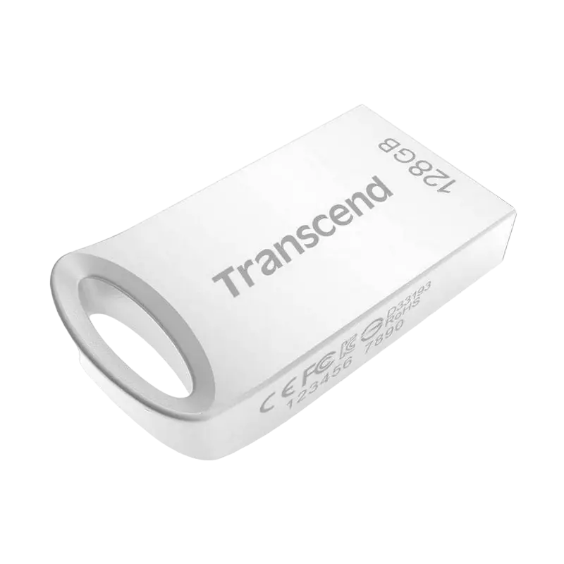 USB Flash накопитель Transcend JetFlash 710 128ГБ Серебристый