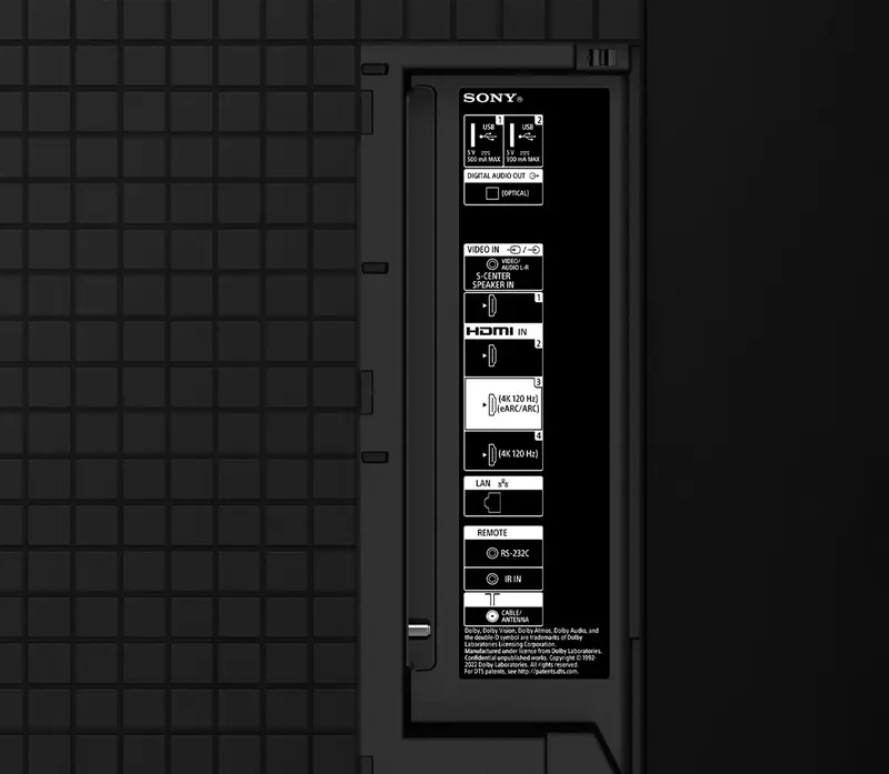65" OLED SMART Телевизор SONY XR65A80LAEP Черный