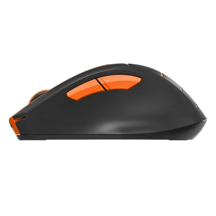 Беcпроводная мышь A4Tech FG30 Беспроводное Черный/Оранжевый