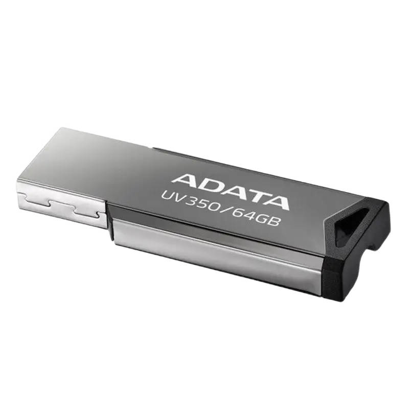 USB Flash накопитель ADATA UV350 64ГБ Серебристый
