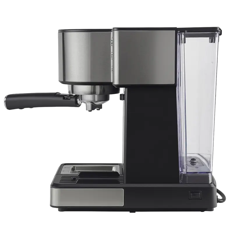 Кофеварка рожковая Polaris PCM 1536E Нержавеющая сталь