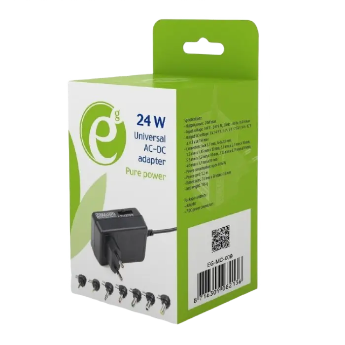 Încărcător Energenie EG-MC-009 Negru