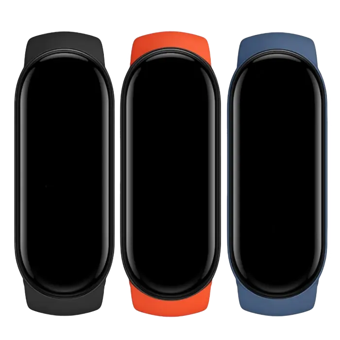 Ремешок для часов Xiaomi MiBand 6 Черный/Оранжевый/Синий