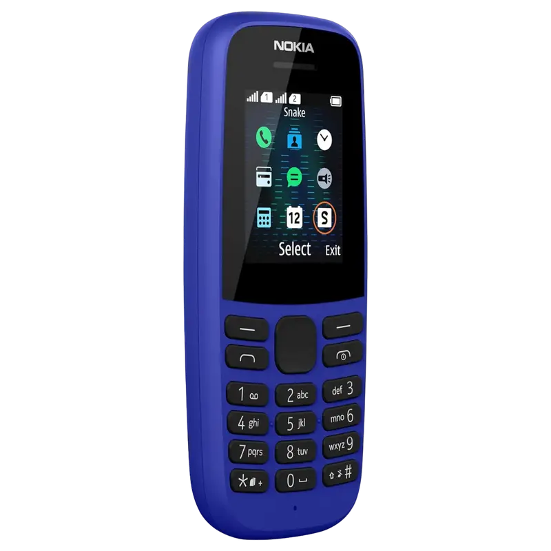 Мобильный телефон Кнопочный Nokia 105 (2019) Синий