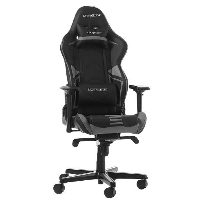 Scaun Gaming DXRacer Racing GC-R131-NG PU Piele Negru/Gri