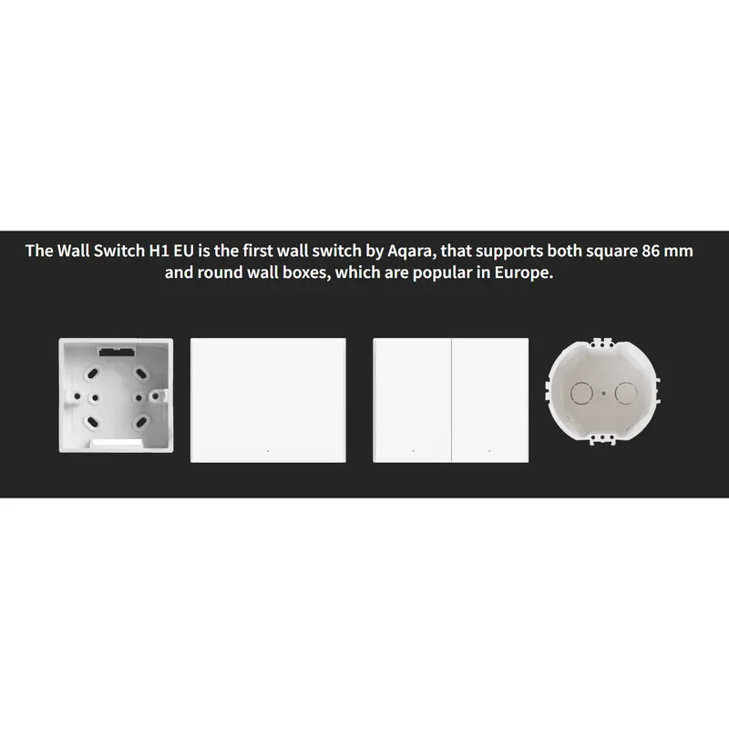 Умный выключатель AQARA H1 Smart Wall Switch