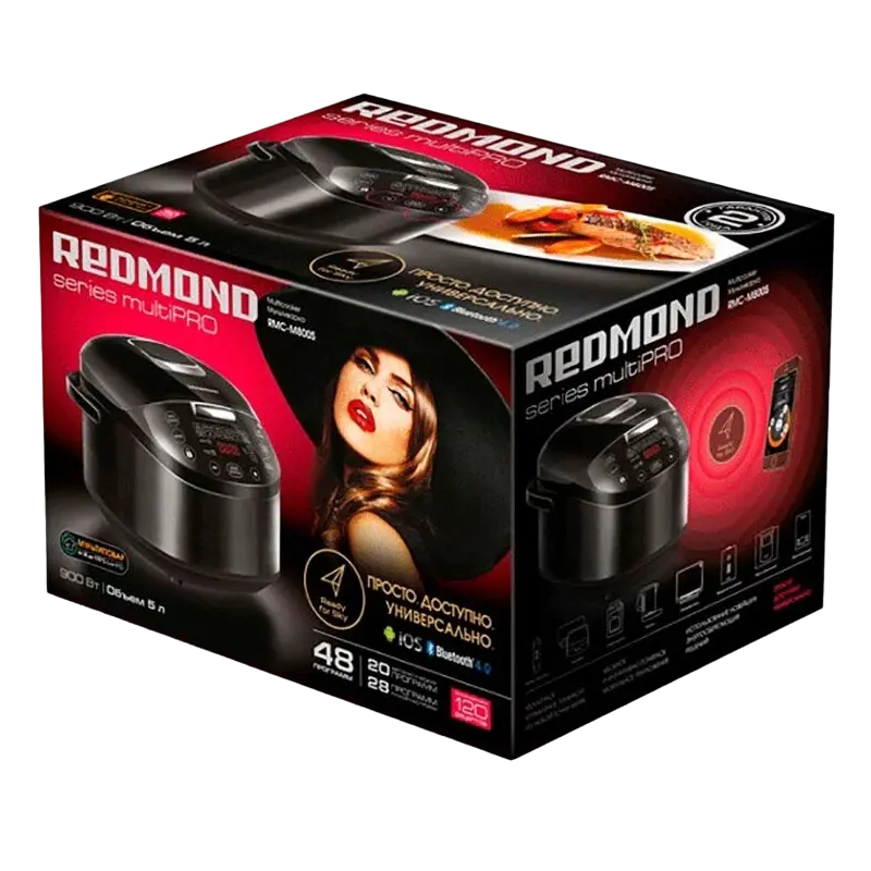 Мультиварка Redmond RMC-M800S-E Чёрный