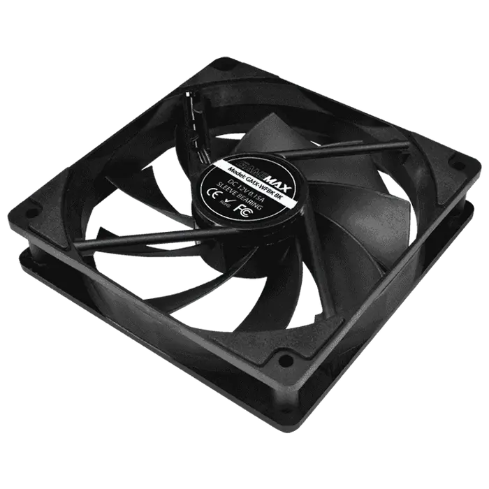 Вентилятор для ПК Gamemax GMX-WFBK BK 120 мм Черный