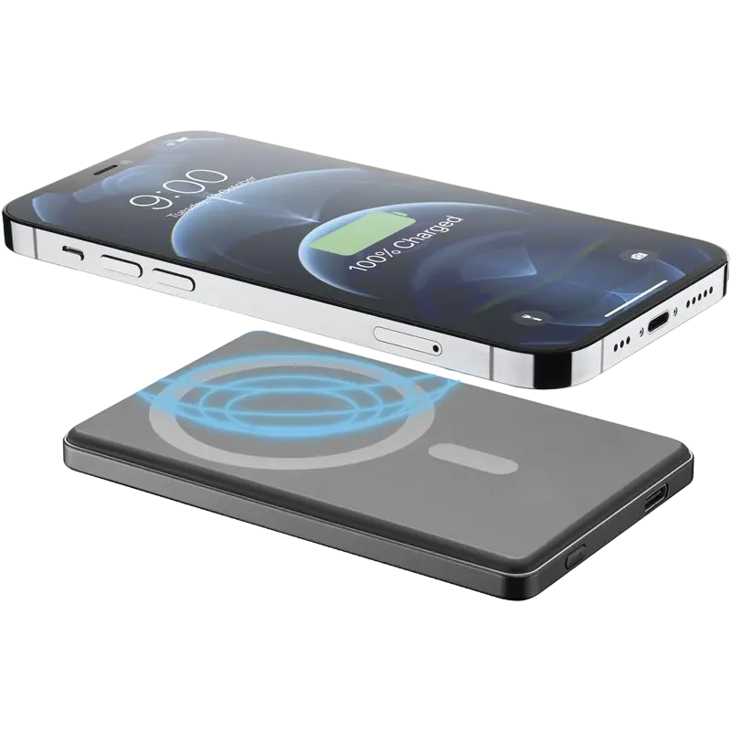 Портативное зарядное устройство Cellularline MAG LITE 5000 Серый