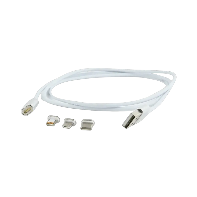 Кабель для зарядки и синхронизации Cablexpert CC-USB2-AMUCMM-1M Серебристый