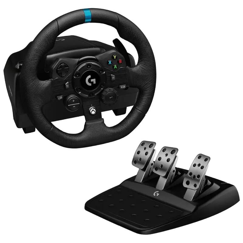 Игровой руль Logitech Driving Force Racing G923 Чёрный