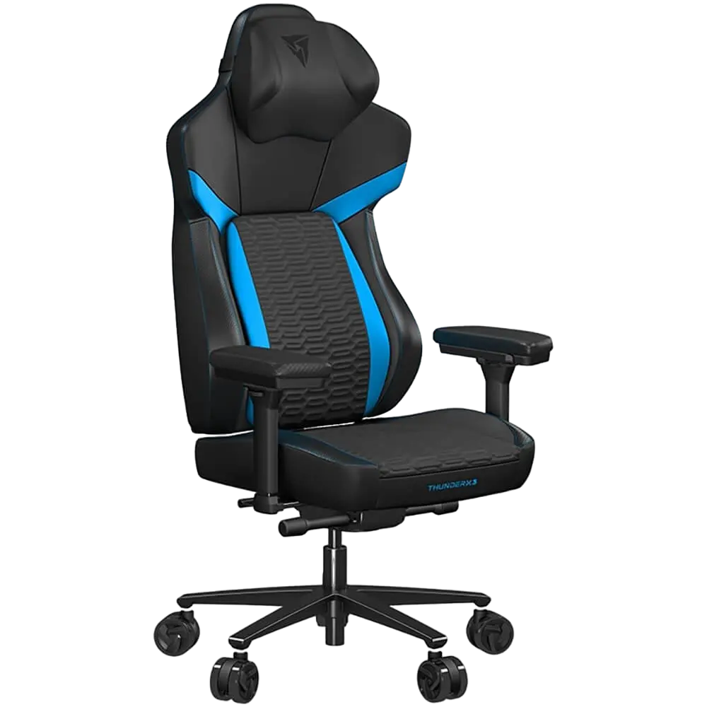 Игровое кресло ThunderX3 CORE RACER Искусственная кожа Черный | Синий