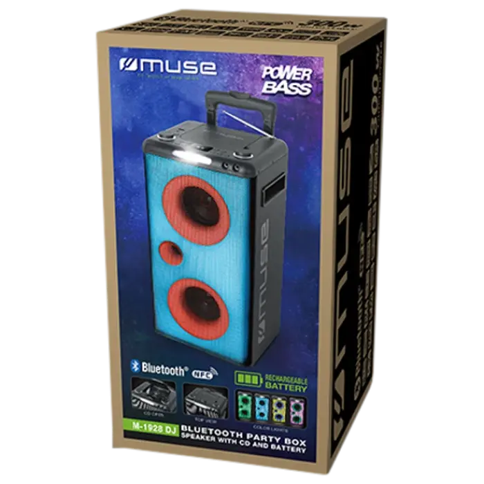 Boxă portabilă MUSE M-1928 DJ Negru